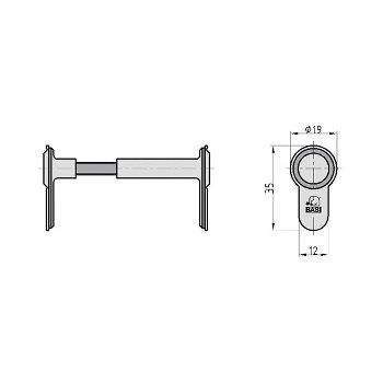 Preview: Blindzylinder Variabel 45-125mm