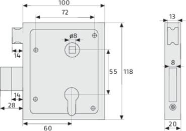 Preview: ABUS Aufschraubschloss ASS SF BB