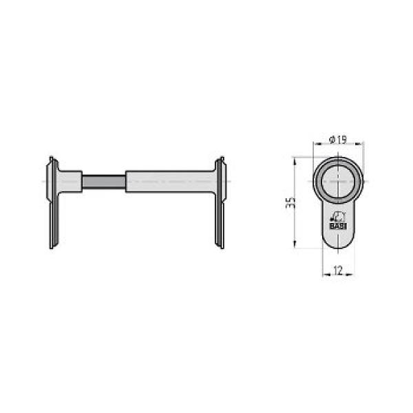 Blindzylinder Variabel 45-125mm